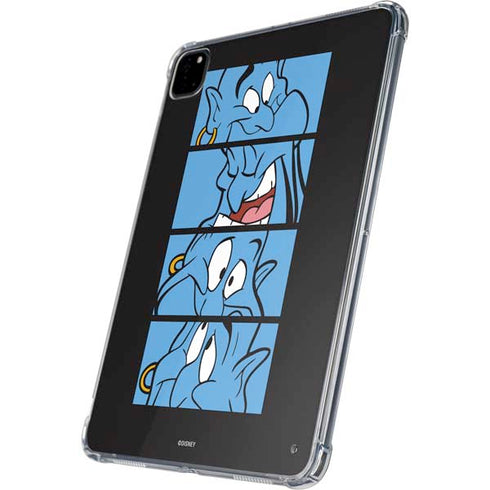 Disney Aladdin Genie Faces Grid iPad Pro 11in (2024) Clear Case